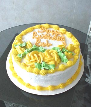 Bakery fresh birthday cake