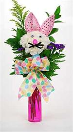 Let our “Blushing Bunny” deliver your Easter Greeting message for you this year. Call today and we will have one of our bunnies hand delivered to your special bunny. Need it today? No problem, call by 2 p.m and your gift will arrive the same day. 